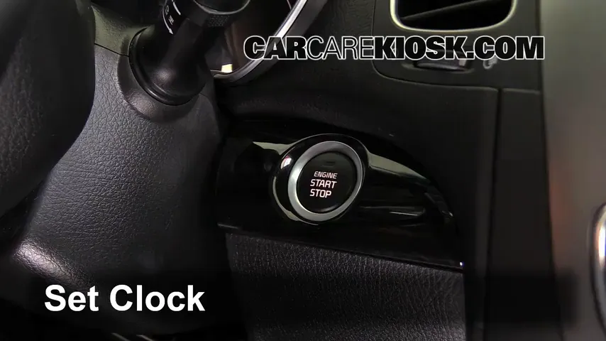 2014 Kia Sorento EX 3.3L V6 Reloj Fijar hora de reloj